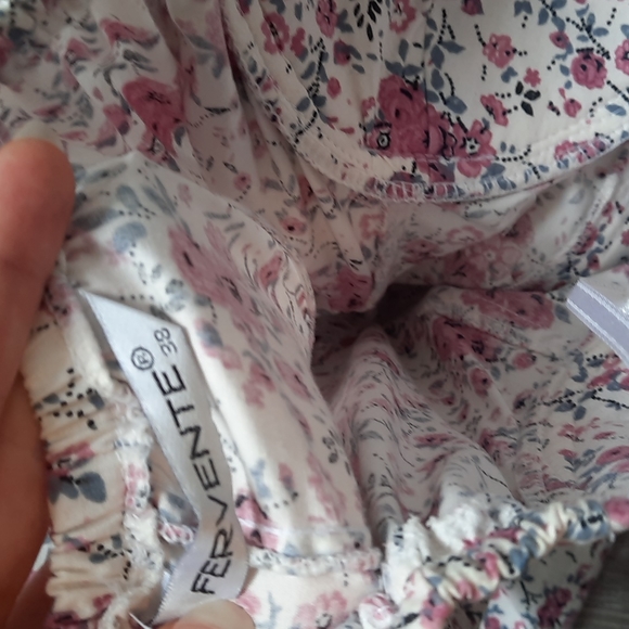 Vintage Pin Up Style Ditsy floral mini bustier corset dress - Picture 6 of 8